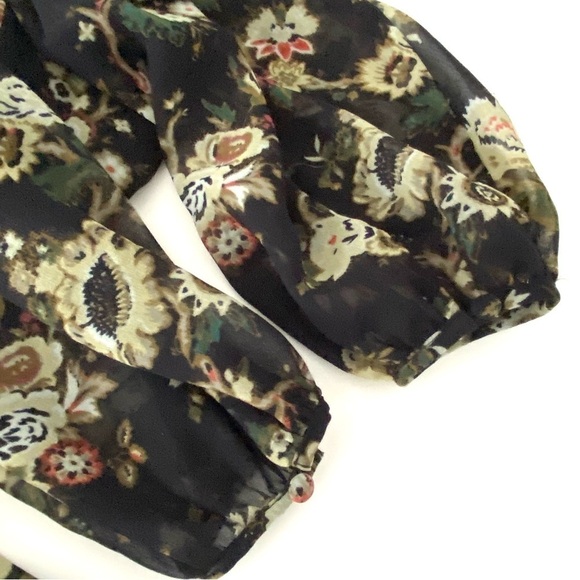 Aritzia Wilfred Lamare Ruffle Floral Mini Dress - Picture 9 of 11